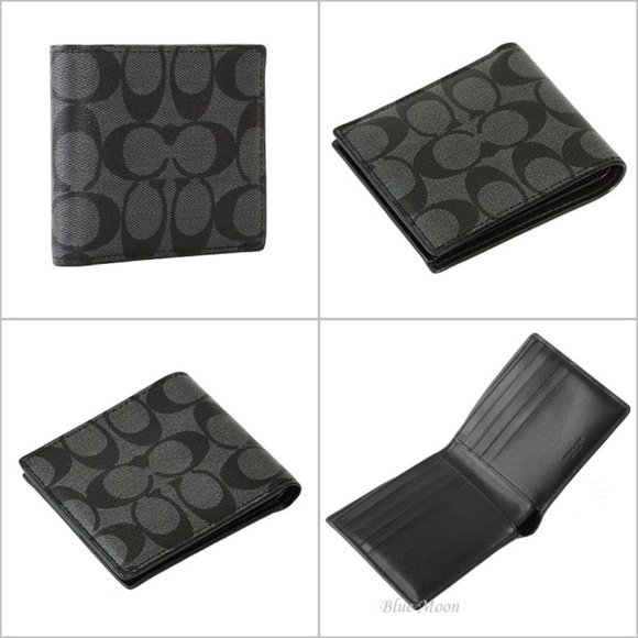 Coach f75083 Id Billfold Wallet NWT PRICE FIRM - Picture 3 of 5